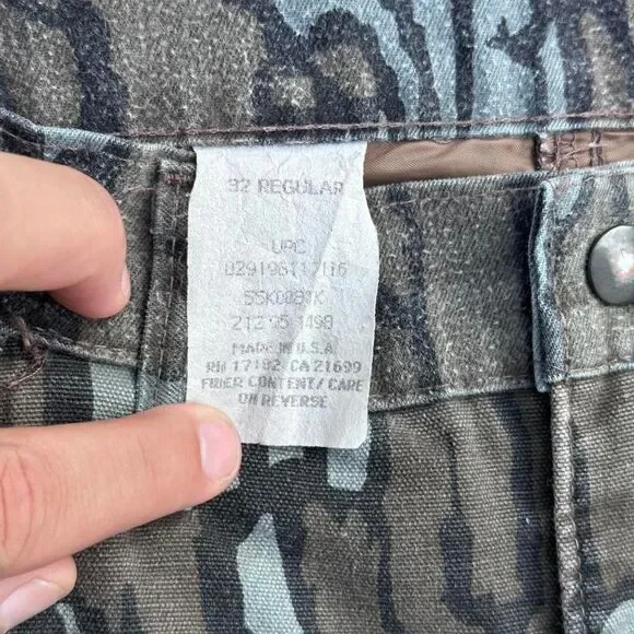 Vintage 80’s Duxbak Tree Bark Camo Hunting Pants - Picture 4 of 5